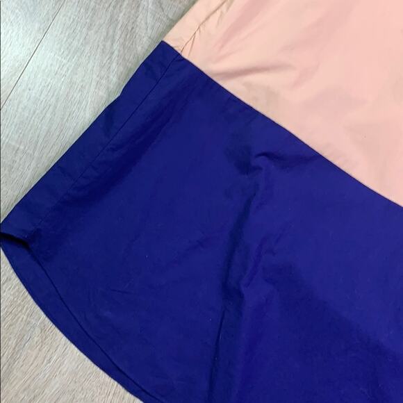 SANS Women's Colorblock Short Sleeve Dress With Pockets - Picture 5 of 7